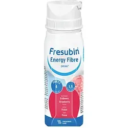 Fresubin Energy Fibre Drink Erdbeere Trinkflasche Lösung 800 ml