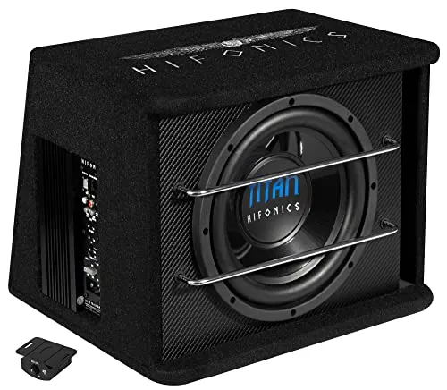 Hifonics TSA300R Aktivsubwoofer 30cm - Car-HiFi-Lautsprecher mit digitaler Endstufe für kraftvollen Bass und herausragende Klangqualität im Auto.