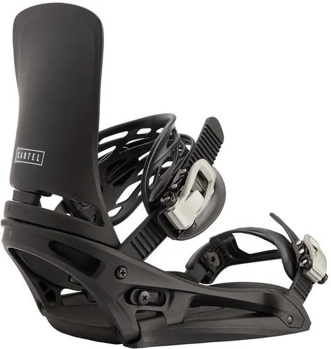 BURTON CARTEL EST Bindung 2026 black - M - Die BURTON CARTEL EST Bindung 2026 black - M vereint Komfort und Performance. Ideal für alle Geländetypen, bietet sie mit der Living Hinge Technologie und dem Hammockstrap 2.0 ein optimales Fahrgefühl und Flexibilität.