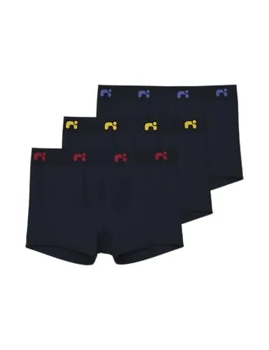 Name IT Jungen Nkmboxer 3p Noos Boxershorts, Black/Detail:icon In Waistband, 158-164 EU