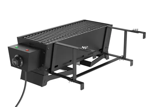 Tepro Balkon-Elektrogrill Redfield - Kompakter Grill für Balkon und Terrasse - Grill für Balkon und Terrasse, mit leistungsstarker Heiztechnik für perfekte Grillresultate ohne Rauchentwicklung.
