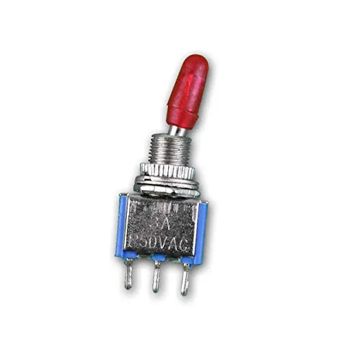 world-trading-net - SUB Miniatur Kippschalter, 1-polig; Belastbarkeit: 125V AC / 3A oder 250V AC / 1A