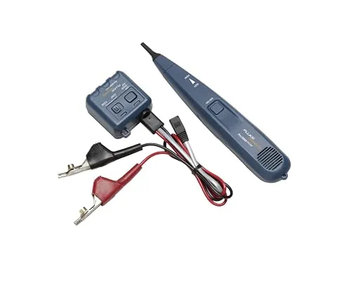 Fluke Networks 26000900 Pro3000 - Tongenerator- und Sonde Kit, Lautsprecher für einfaches Hören, ideal für Kabelidentifikation bis 16 km