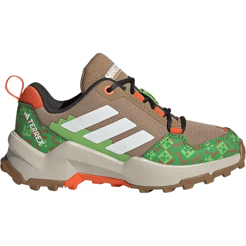 adidas Terrex Kinder AX4R Minecraft Schuhe - Größe 38, mehrfarbig - Robuste Kinder-Outdoorschuhe im angesagten Minecraft-Design, ausgestattet mit griffiger Traxion-Sohle für sicheren Halt auf allen Abenteuern in der Natur und im Alltag.