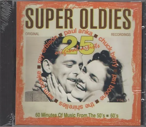 Super Oldies Vol. 1 - CD, Paul Anka, Chuck Berry, Pat Boone, The Shirelles... 25