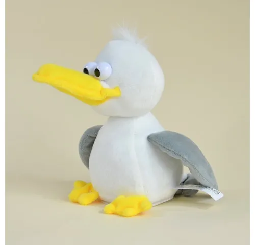 Kögler Labertier Möwe MALWIN v1 - interaktives Kuscheltier - Kuscheltiere mit Aufnahme- und Wiedergabefunktion, fördert spielerisch die Sprachentwicklung bei Kindern ab 3 Jahren. Malwin plappert alles nach und sorgt für Spaß!