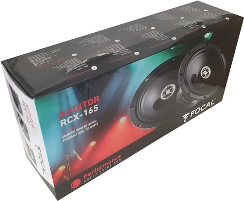 FOCAL RCX-165 Lautsprecher Set für Dacia Logan & Renault Scenic - Car-HiFi-Lautsprecher mit 120W Sinusleistung, ideal für kraftvollen Klang in Dacia Logan, Sandero und Renault Scenic. Koaxial-Design für einfache Installation.