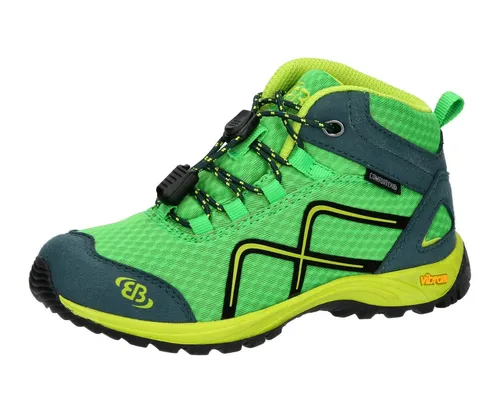 BRÜTTING Outdoorstiefel Guide High, Gr. 28, grün - Wanderschuh mit wasserdichter Membrane und Schnellschnürsystem – perfekt für Abenteuer in der Natur und hohen Tragekomfort.