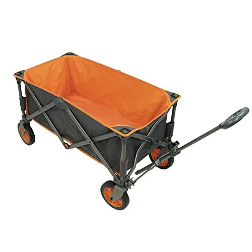 Portal ALF Offroad Bollerwagen - Klappwagen für jedes Terrain - Bollerwagen 'Alf' von Portal mit schwenkbaren Vorderrädern, ideal für Strand und Gelände. Wetterfest, leicht zu reinigen und mit 100kg Tragfähigkeit.