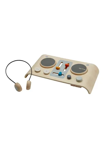 Plantoys DJ Mischpult bunt - Entdeckerspielzeug - Buntes DJ Mischpult für kreative Spielstunden, fördert die Musikalität und Motorik von Kindern ab 3 Jahren.