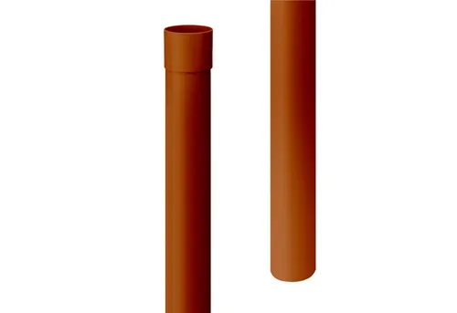 INEFA Regenfallrohr, DN85, PVC-U, Regenwasserrohr, Dachentwässerung, Dachrinnen-Zubehör