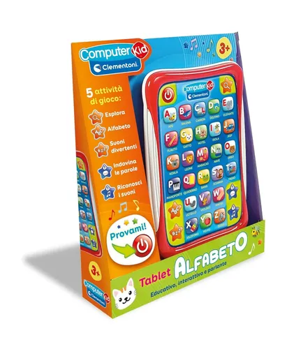 Gadget - Clementoni: Tablet Alfabeto 3+ -D- Clementoni
