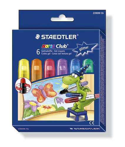 Gelmalstifte Noris Club von Staedtler, 6 Metallic-Farben