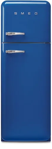 Smeg FAB30RBE6 Standkühlschrank (blau) mit Gefrierraum - Kühlschrank mit Multiflow-System für gleichmäßige Kaltluftverteilung und umweltfreundlichem R600a Kühlgas. Ideal für frische Lebensmittel mit Inverter-Kompressor für leisen Betrieb und Energieeffizienz.