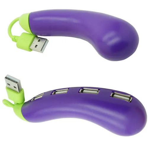 A-N21C USB 2.0 Hub 4 Port USB Hub Verteiler für PC Laptop interessante Form