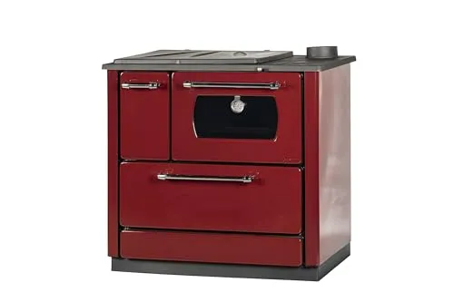 Hosseven 4040 Anatolia Küchenofen, 7,9 kW - Kaminofen mit Backfach und Herdplatte, energieeffizient (EEK A+) und ideal für gemütliche Kochabende. Verfügbar in stilvollen Farben wie Rot, Weiß oder Anthrazit.