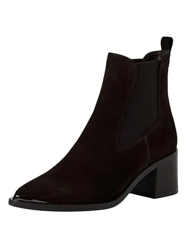 Tamaris Damen 1-25301-45 Chelsea-Stiefel - Wanderschuhe mit modernem Chic und 60 mm Blockabsatz. Die innovative Touchit-Funktion sorgt für individuellen Komfort, während elastische Einsätze ein einfaches An- und Ausziehen ermöglichen.