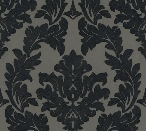 Architects Paper Castello Vliestapete - Luxuriöse beflockte Vliestapete im neo-barocken Stil, waschbeständig und einfach zu verarbeiten, ideal für ein elegantes Wohnambiente.