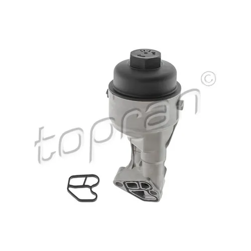 Ölfilter Gehäuse HANS PRIES 118 974 - Hochwertiges Aluminium-Gehäuse für Ölfilter, inklusive Dichtungen und Deckel, ideal für zuverlässigen Motorbetrieb.