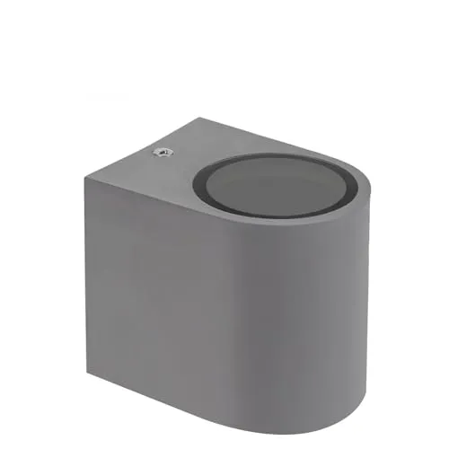 Wandleuchte grau | Aussenlampe PARETE GU10 X1 230V IP54 80 x 73 x 95 mm