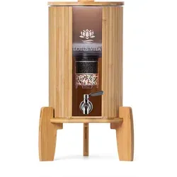 Lotus Vita Wasserfilter Kiara Glas-Wasserspender 4L - Natura Plus - Filter Kategorie: Eleganter Glas-Wasserspender mit 4L Fassungsvermögen, sorgt für sauberes Trinkwasser ohne Strom und überzeugt durch sein schlankes Design.