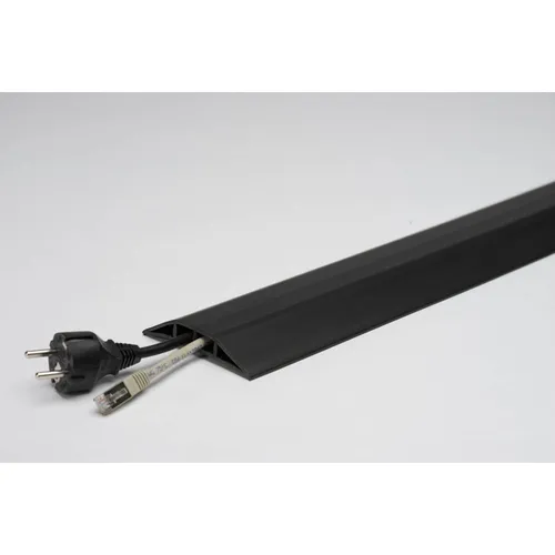 EHA Kabelbrücke 3,0 m schwarz - Kabelbrücke aus robustem Weich-PVC, 3,0 m lang und ideal für sichere Kabelverlegung im Innenbereich.