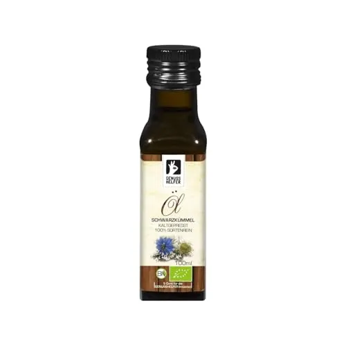 Bremer Gewürzhandel Schwarzkümmelöl BIO, kaltgepresst, Black Seed Oil Speiseöl für Salate, 100ml