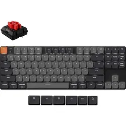 Keychron K1 QMK Kabellose Mechanische Tastatur (Version 6) - Tastaturen, ultra-schlankes Design mit niedrigem Profil und QMK-Firmware für unbegrenzte Anpassungsmöglichkeiten, ideal für produktives Arbeiten und Gaming.