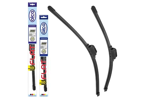 alca Scheibenwischblätter passend für DAIHATSU CUORE V, 10.1998 - 05.2026, Frontscheibe, (Packung, 2-St., Scheibenwischer), mit Nano Graphit Beschichtung