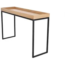 Konsolentisch Pizzo Kurz Schwarz Eiche Natur