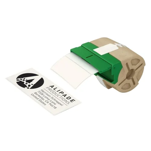 Leitz Icon 70120001 Adress Etiketten 88 x 26mm - Papier Etiketten in weiß mit 600 Stück, perfekt für dauerhafte Beschriftungen. Die intelligente Kartusche verhindert Papierstau und schont Material.