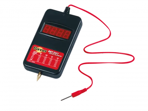 Banner Digital Voltmeter DV1 Batterietester für 6V/12V - Präziser Batterietester für Standard-, AGM- und GEL-Batterien. Ideal für den Einsatz in Kraftfahrzeugen. Mit IP44-Schutzklasse für zuverlässige Nutzung.