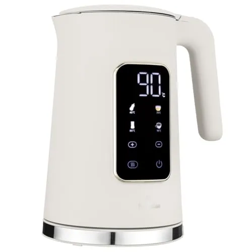 Digitaler Wasserkocher Berlinger Haus BH9738 Sahara - Creme - Eleganter digitaler Wasserkocher Berlinger Haus BH9738 Sahara in mattem Creme-Design. Mit präziser Temperaturkontrolle und 2200 W für schnelles Erhitzen – ideal für Tee, Kaffee und mehr!