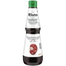 Knorr Professional Kalbs Fond 1,2 kg (1 l) - Kräuter & Gewürze: Ideal zum Würzen von Saucen und Eintöpfen, bietet ein intensives Aroma für Fleisch- und Fischgerichte.