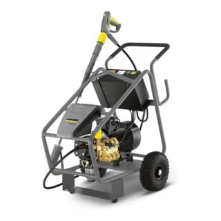 Kärcher Hochdruckreiniger HD 25/15-4 Cage Plus - Mobiler Hochdruckreiniger mit 150 Bar Druck für intensive Reinigungsaufgaben. Ideal für Landwirtschaft und Baugewerbe, ausgestattet mit robusten EASY!Lock-Schnellverschlüssen und pannenfreien Rädern.