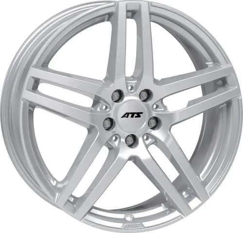 ATS Mizar 7,5X17 5/112 ET47 Diamant-Schwarz Felge - Aluminiumfelge in glänzendem Schwarz, ideal für individuelle Fahrzeugoptik und hohe Traglast von 875 kg.