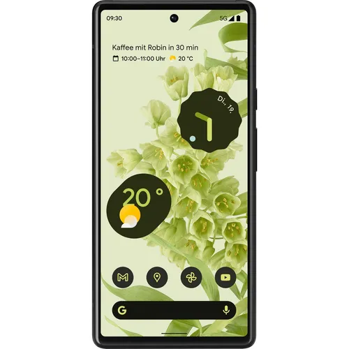 Google Pixel 6 - 5G Smartphone mit 50 MP Kamera, 128 GB Speicher und Weitwinkelobjektiv, generalüberholt in Sorta Seafoam