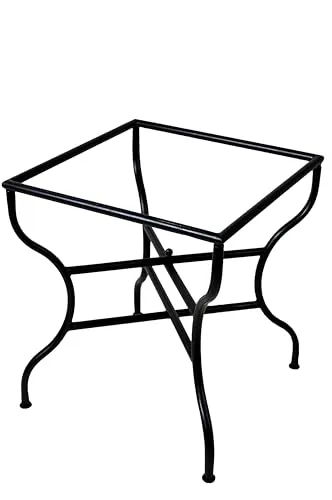Marrakesch Orient & Mediterran Interior Mosaiktisch Gestell 70cm eckig - Handgefertigtes Mosaiktisch Gestell 70cm eckig, ideal für vielseitige Einsatzmöglichkeiten. Robust und stilvoll, perfekt für Esstische, Bistrotische oder im Wintergarten. Handgeschmiedet mit eleganter Rostpatina.