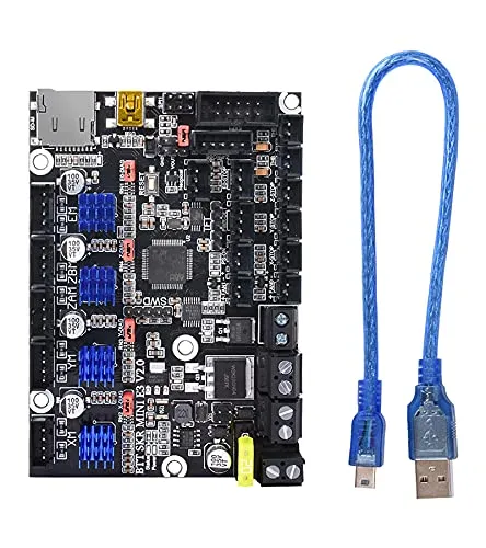 BIGTREETECH SKR Mini E3 V2.0 Steuerplatine 32 Bit Unterstützung TMC2209 TMC2208 UART-Treiber Upgrade 3D Drucker Motherboard für Ender 3, Ender 3 V2, Ender 3 Pro