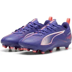 Puma Ultra 5 Play FG/AG Junior Football Boots - Purple/White - J12 - Violett - 31