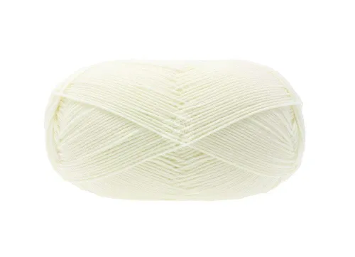 LANA GROSSA MEILENWEIT 100 MERINO EXTRAFINE UNI Strickgarn Wolle (2405 - Weiß)