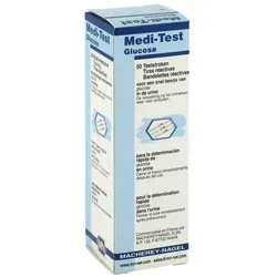 Medi Test Glucose 50 St - Arzneimittel zur Früherkennung von Diabetes, bietet schnelle Ergebnisse für die Überwachung Ihres Glucoselevels im Urin.