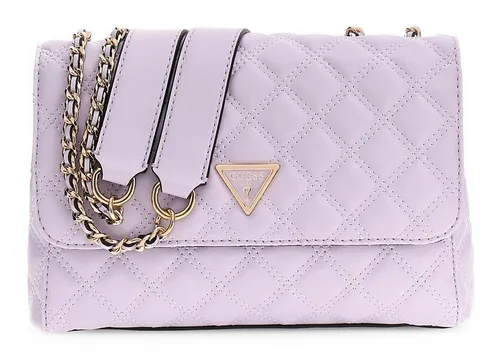 Guess Umhängetasche Compound Convertible Flap Bag lila - Stylische Umhängetasche in lila mit verstellbarem Schulterriemen. Ideal für den Alltag, bietet sie ausreichend Platz für Ihre Essentials und überzeugt durch ihr modernes Design.