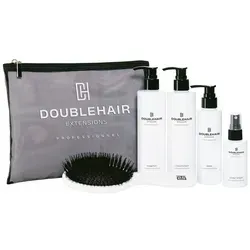 Balmain Beauty Bag schwarz - Shampoo, Conditioner, Hair Mask und Shine Spray in einer eleganten Beauty Bag, ideal für die Pflege von Extensions und normales Haar.