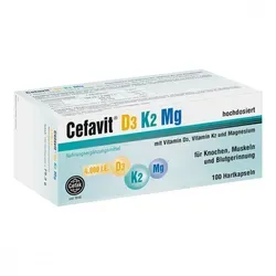 Cefavit D3 K2 Mg 4.000 I.E. Hartkapseln - 100 Stück, rezeptfrei und unterstützt das Immunsystem