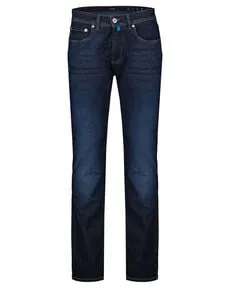 Pierre Cardin Herren Futureflex-Lyon Tapered Fit Jeans, Blau - Jeans mit innovativen Stretchfasern für optimalen Komfort und Bewegungsfreiheit. Bügelleicht, knitterarm und formstabil - perfekt für den modernen Mann.