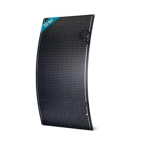 BERGER flexibles Solarpanel 100W | Ultraleichtes und flexibles Solarmodul für Camping & Outdoor - Ultraleichtes Solarpanel mit nur 1,8–3,6 kg, ideal für gebogene Flächen. Hoher Wirkungsgrad von 23 % sorgt für zuverlässige Energie unterwegs. Einfacher Anschluss mit MC4-Steckern – perfekt für deinen Outdoor-Einsatz!
