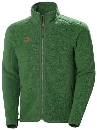 Helly Hansen Heritage Pile Jacket - grün - L - Arbeits- & Schutzkleidung, kuschelige Fleece-Jacke für optimale Wärme und Komfort bei der Arbeit