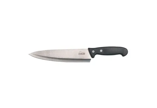STONELINE® 31,5 cm Kochmesser mit Klingenschutz aus rostfreiem Edelstahl - Hochwertiges Kochmesser mit abnehmbarem Klingenschutz, ideal für präzises Schneiden von Fleisch, Fisch und Geflügel. Ergonomischer Griff für besten Komfort und einfache Reinigung.