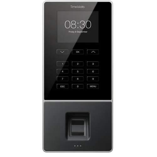TimeMoto TM-626 Zeiterfassungs-Komplettsystem - Effiziente Zeiterfassung leicht gemacht: Das TimeMoto TM-626 erfasst Anwesenheitsdaten in Echtzeit per Fingerabdruck oder Pincode. Ideal für bis zu 200 Benutzer, inklusive 30 Tage Cloud-Test.